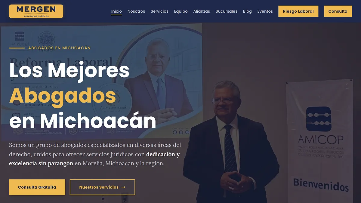 Sitio de MERGEN Soluciones Jurídicas
